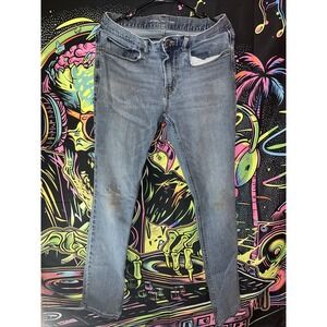 Old Navy Men's Built in Flex Skinny Blue‎ Denim Stretch Jeans Size 32x32